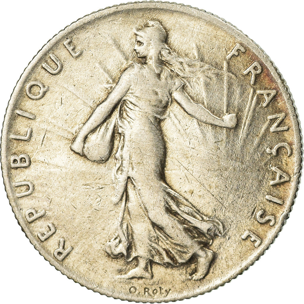 Coin, France, Semeuse, 50 Centimes, 1906, Paris, VF(30-35), Silver, KM:854
