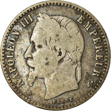 Munten, Frankrijk, Napoleon III, Napoléon III, 50 Centimes, 1867, Paris, FR+