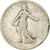 Moneda, Francia, Semeuse, Franc, 1906, Paris, BC+, Plata, KM:844.1, Gadoury:467