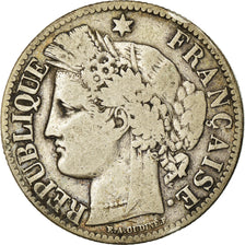 Münze, Frankreich, Cérès, 2 Francs, 1873, Paris, S, Silber, KM:817.1