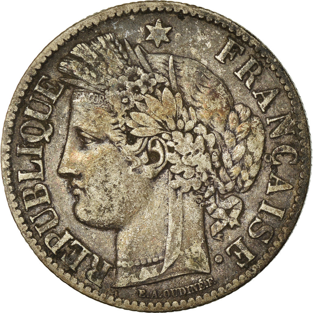 Monnaie, France, Cérès, 2 Francs, 1887, Paris, TB+, Argent, KM:817.1