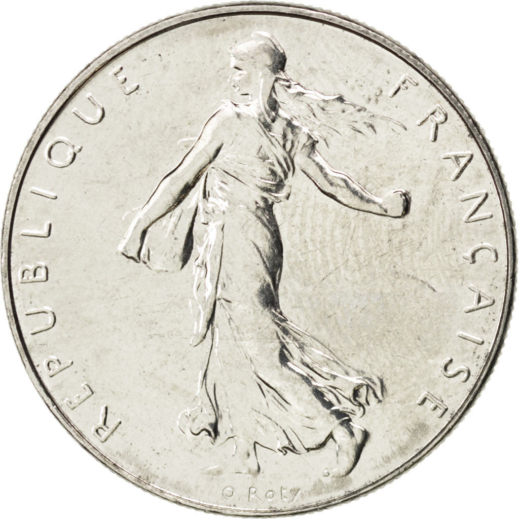 FRANCE, Semeuse, Franc, 1998, Paris, KM #925.1, MS(60-62), Nickel, 24, Gadoury..