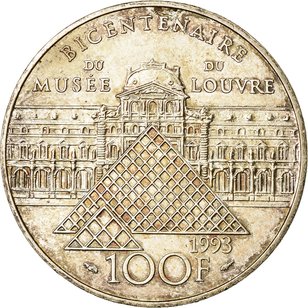 France, Liberté guidant le peuple, 100 Francs, 1993, Paris, Silver, KM:1018.1