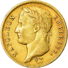 Munten, Frankrijk, Napoléon I, 40 Francs, 1811, Paris, ZF, Goud, KM:696.1