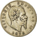 Monnaie, Italie, Vittorio Emanuele II, 5 Lire, 1876, Rome, TB+, Argent, KM:8.4