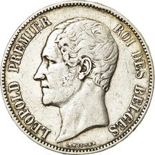 Coin, Belgium, Leopold I, 5 Francs, 5 Frank, 1849, VF(30-35), Silver, KM:17