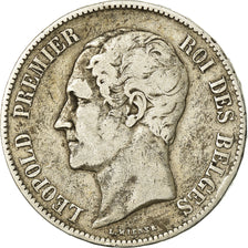 Coin, Belgium, Leopold I, 5 Francs, 5 Frank, 1850, VF(30-35), Silver, KM:17