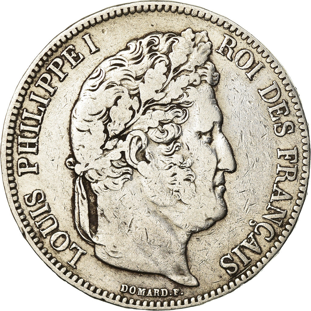 Coin, France, Louis-Philippe, 5 Francs, 1835, La Rochelle, VF(30-35), Silver