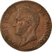 Moneta, Monaco, Honore V, 5 Centimes, Cinq, 1837, Monaco, MB+, Rame, KM:95.2a