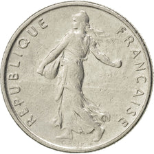 Vème République, 1/2 Franc Semeuse 1966, KM 931.1