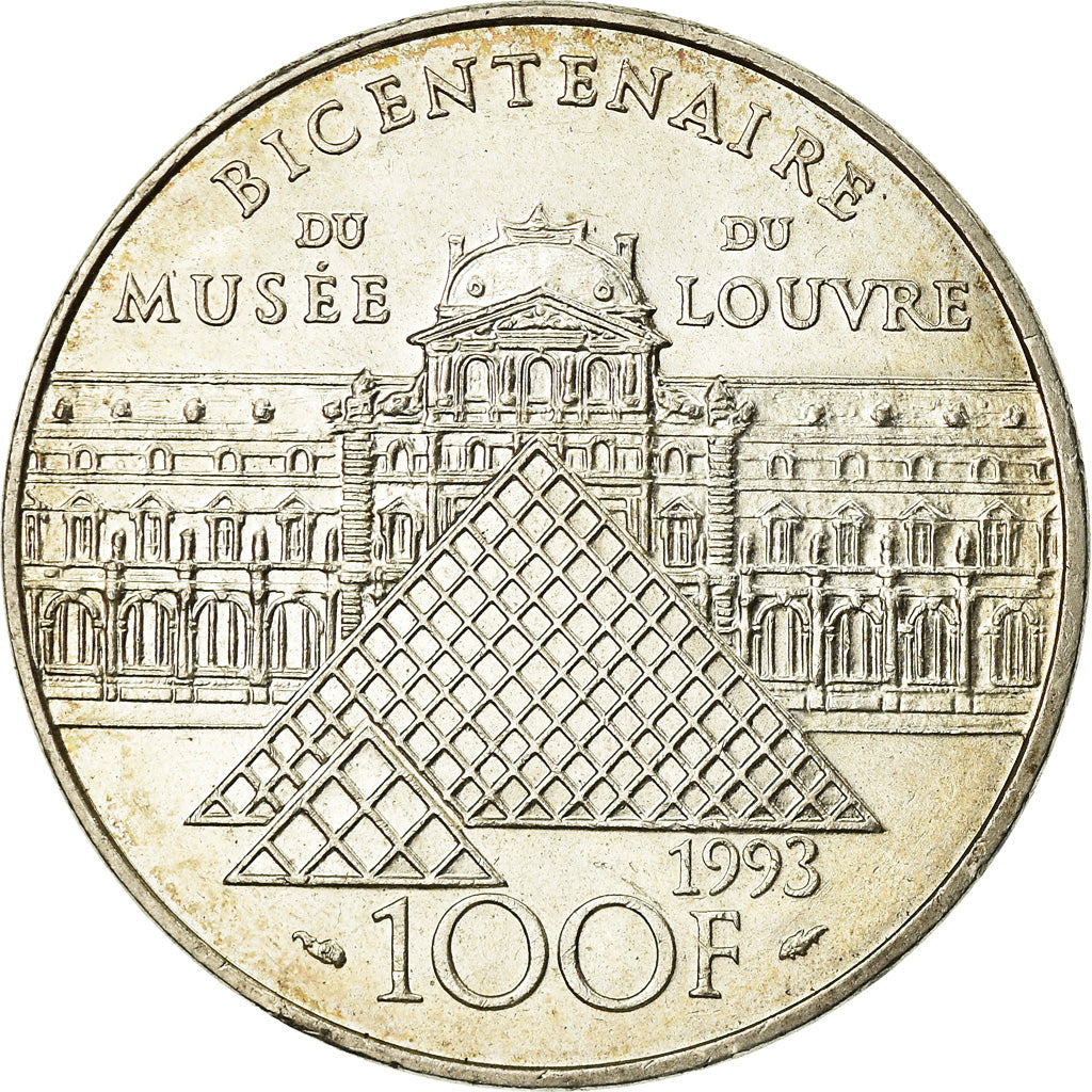 Francia, Liberté guidant le peuple, 100 Francs, 1993, SPL-, Argento, KM:1018.1