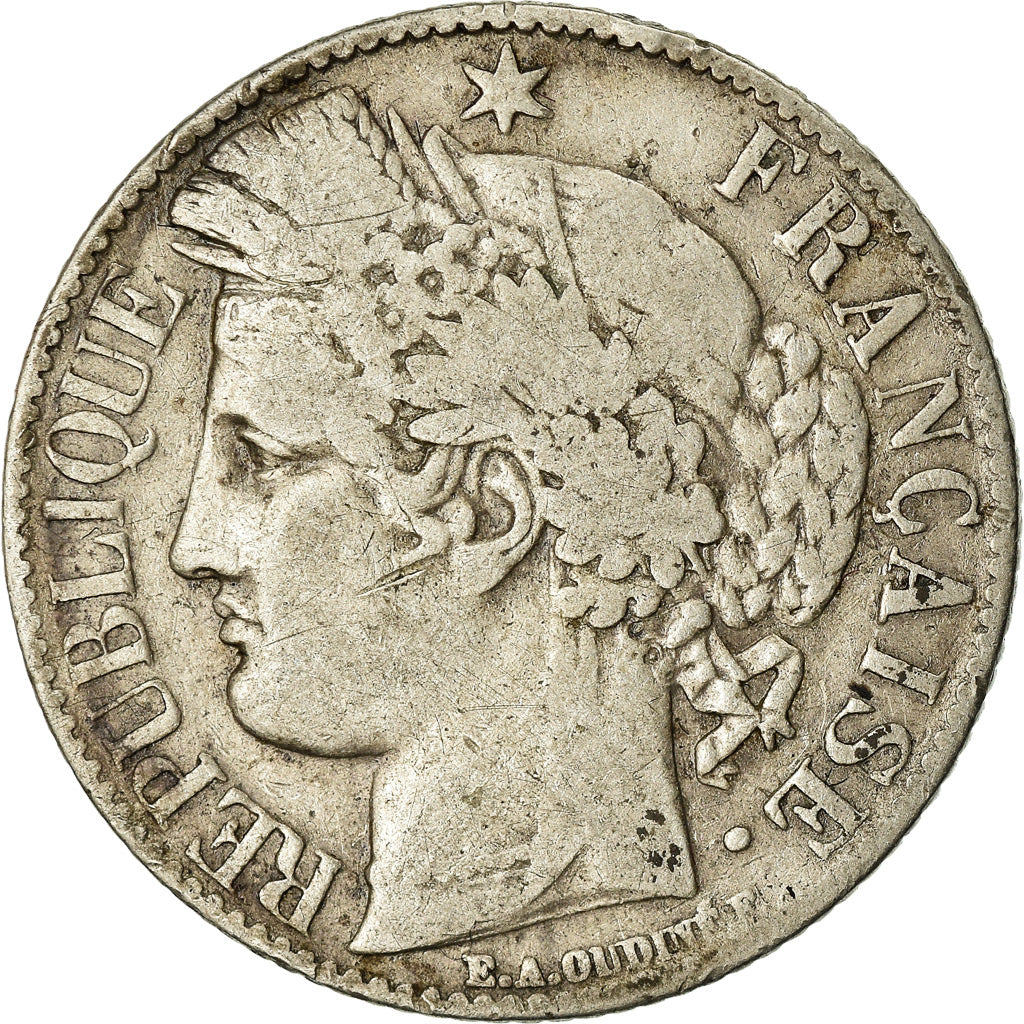 Coin, France, Cérès, Franc, 1888, Paris, VF(30-35), Silver, KM:822.1