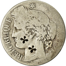 Coin, France, Franc, Bordeaux, Countermark, F(12-15), Silver