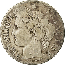 Münze, Frankreich, Cérès, 2 Francs, 1871, Paris, S+, Silber, KM:817.1