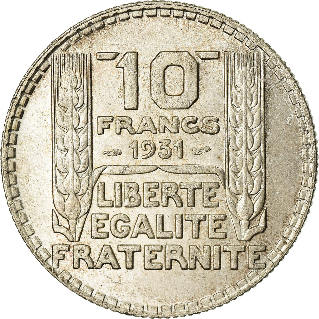 Coin, France, Turin, 10 Francs, 1931, Paris, MS(60-62), Silver, KM:878