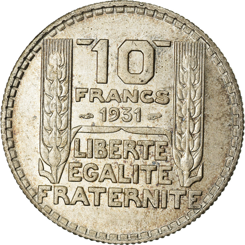 Coin, France, Turin, 10 Francs, 1931, Paris, MS(60-62), Silver, KM:878