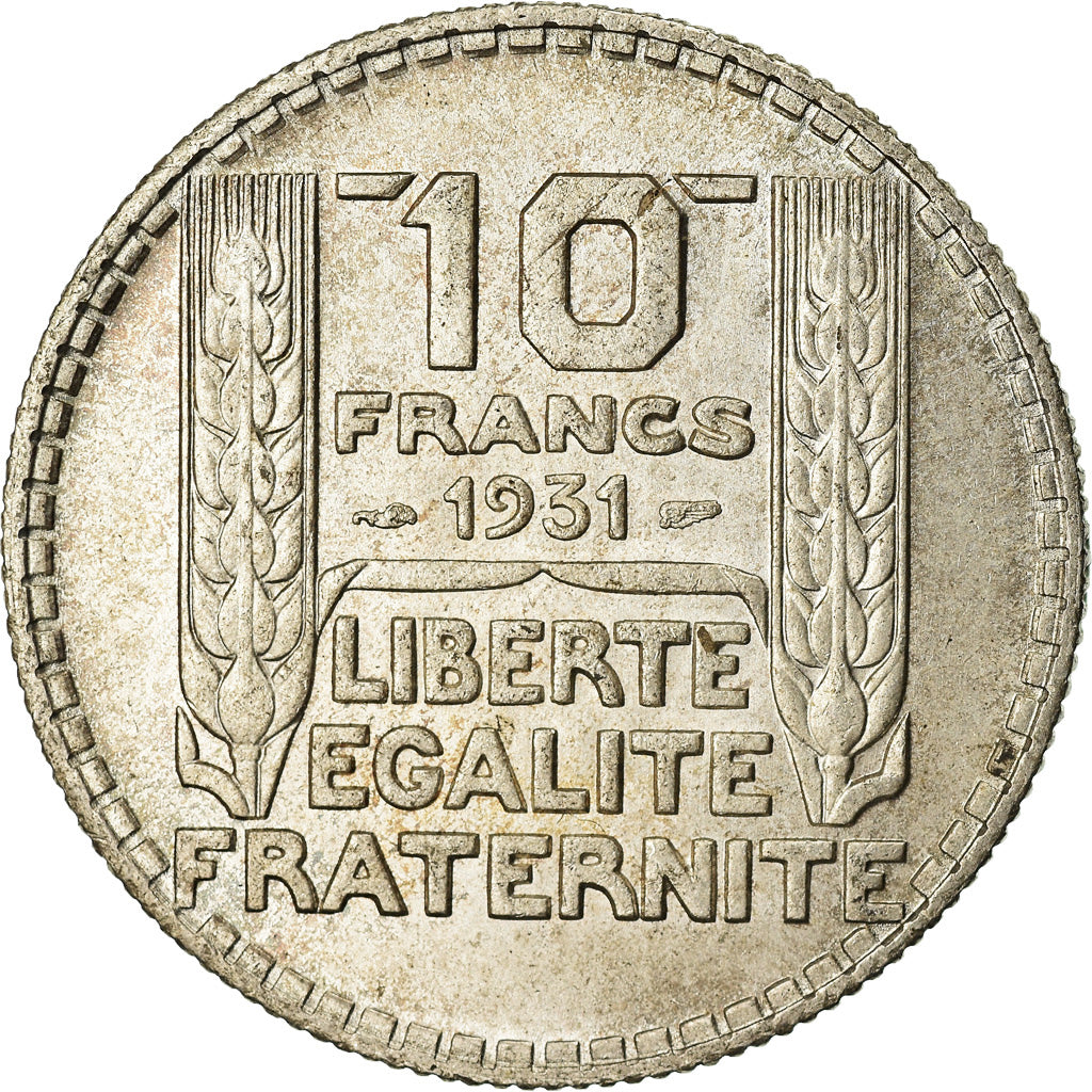 Coin, France, Turin, 10 Francs, 1931, Paris, MS(60-62), Silver, KM:878