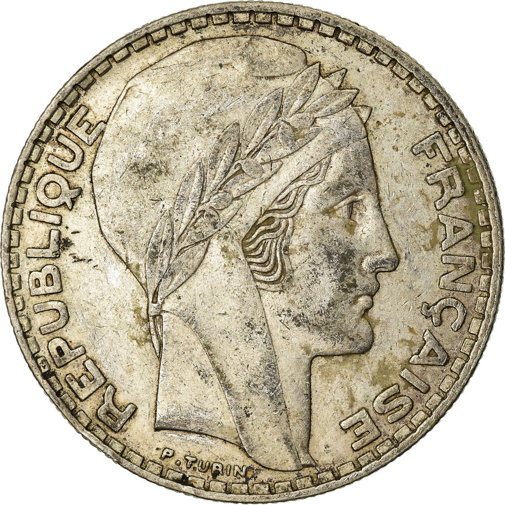 Monnaie, France, Turin, 20 Francs, 1937, Paris, TTB, Argent, Gadoury:852, KM:879