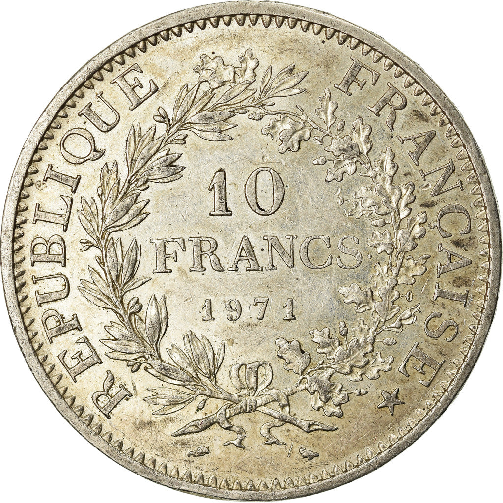 Moneta, Francia, Hercule, 10 Francs, 1971, Paris, SPL-, Argento, KM:932, Le