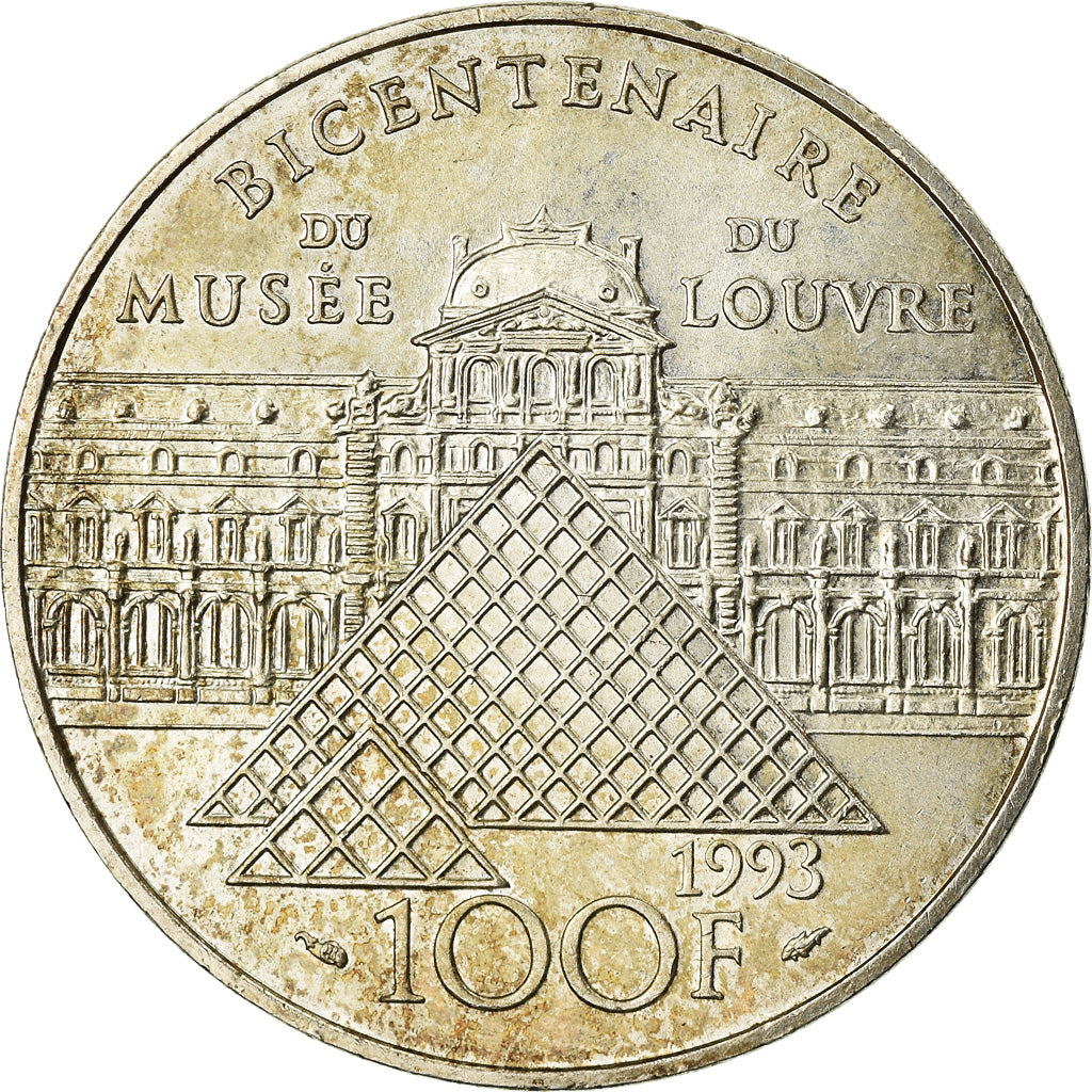 Coin, France, Liberté guidant le peuple, 100 Francs, 1993, MS(63), Silver