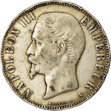 Monnaie, France, Napoleon III, Napoléon III, 5 Francs, 1856, Paris, TB, Argent