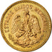 Coin, Mexico, 5 Pesos, 1955, Mexico City, MS(60-62), Gold, KM:464