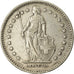 Coin, Switzerland, 2 Francs, 1920, Bern, VF(30-35), Silver, KM:21
