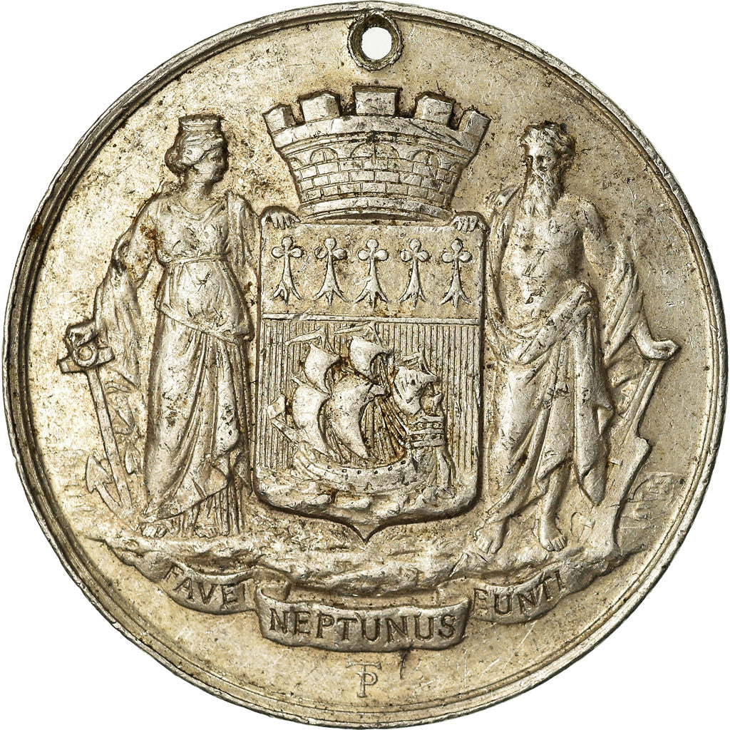 France, Token, Savings Bank, AU(50-53), Silver, Jacqmin:53