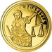 Moneda, Costa de Marfil, Justice, 1500 Francs CFA, Proof, FDC, Oro