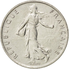 Moneta, Francja, Semeuse, 1/2 Franc, 1976, AU(50-53), Nikiel, KM:931.1