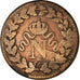 Monnaie, France, Napoleon I, Decime, 1815, Strasbourg, TB, Bronze, Gadoury:195e