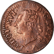 Monnaie, France, Louis XVI, Liard, Liard, 1777, Lille, TB+, Cuivre, KM:585.14