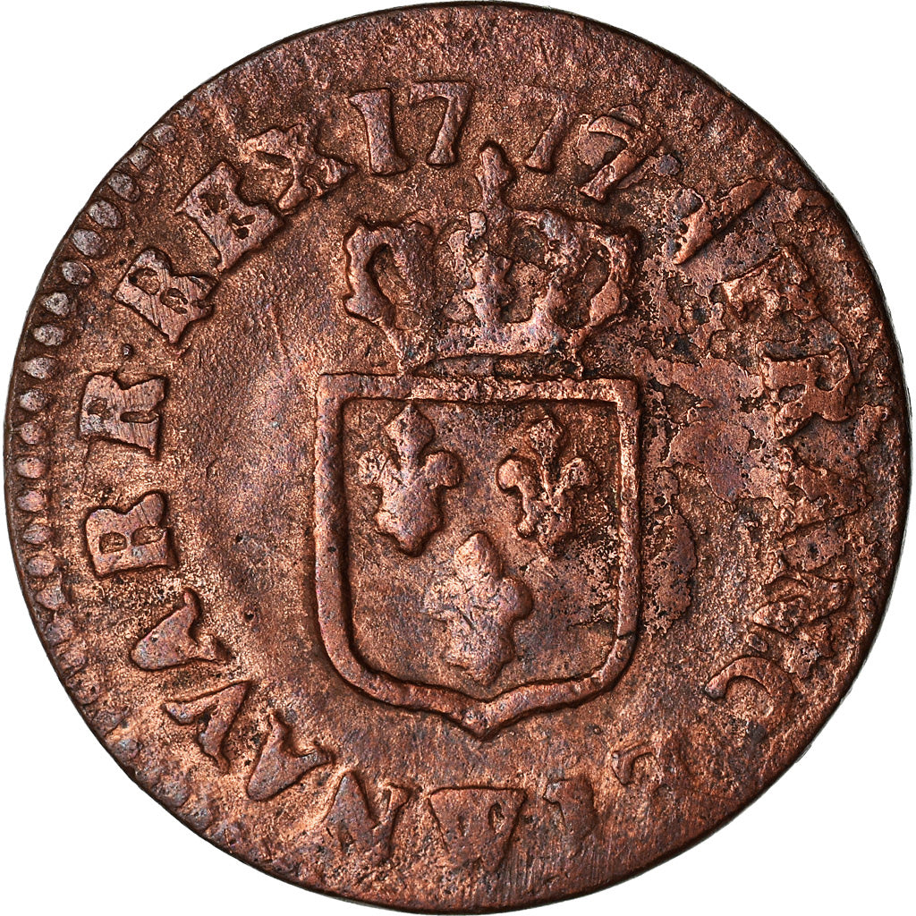 Monnaie, France, Louis XVI, Liard, Liard, 1777, Lille, TB+, Cuivre, KM:585.14