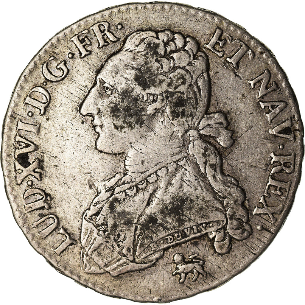 Moneta, Francia, Louis XVI, 1/2 Écu, 1/2 ECU, 44 Sols, 1791, Paris, BB