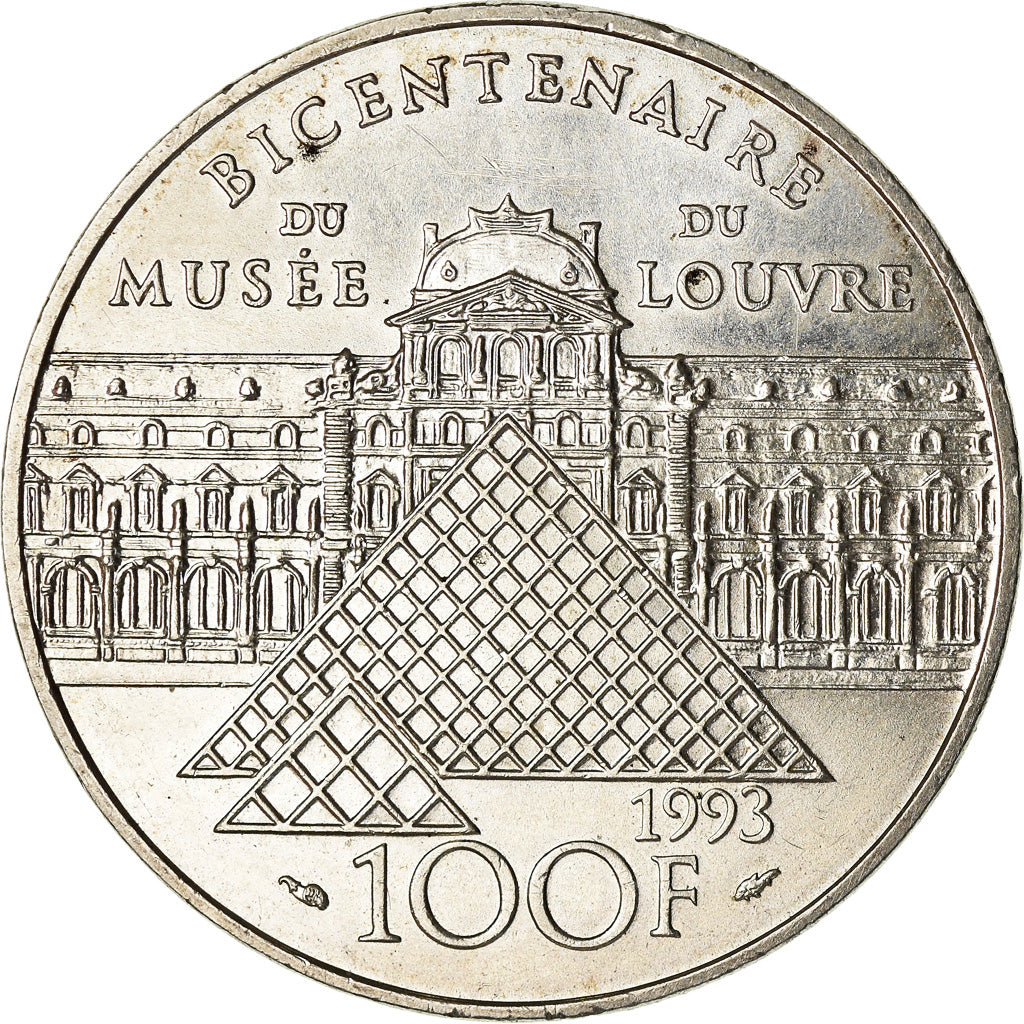 Monnaie, France, Liberté guidant le peuple, 100 Francs, 1993, SUP, Argent