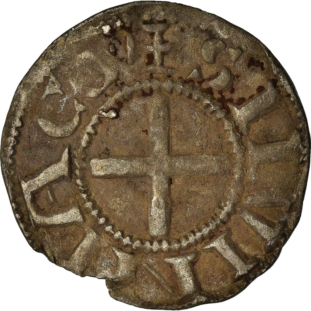 Münze, Frankreich, Bourbonnais, Prieuré de Souvigny, Denarius, circa