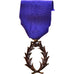 France, Ordre des Palmes Académiques, Médaille, Excellent Quality, Silvered