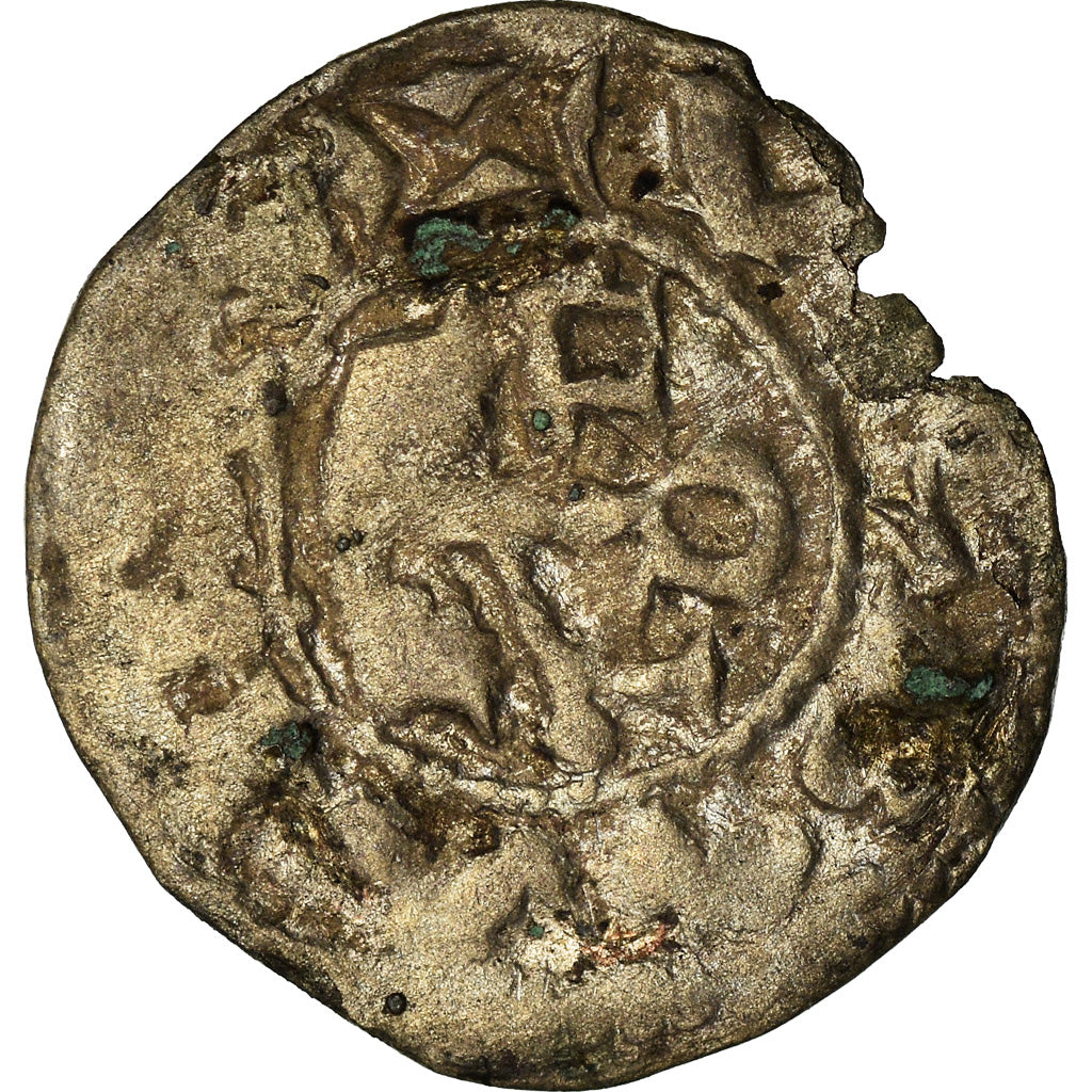 Moneta, Francja, Anjou, Geoffroi II, Denarius, Angers, VF(20-25), Srebro