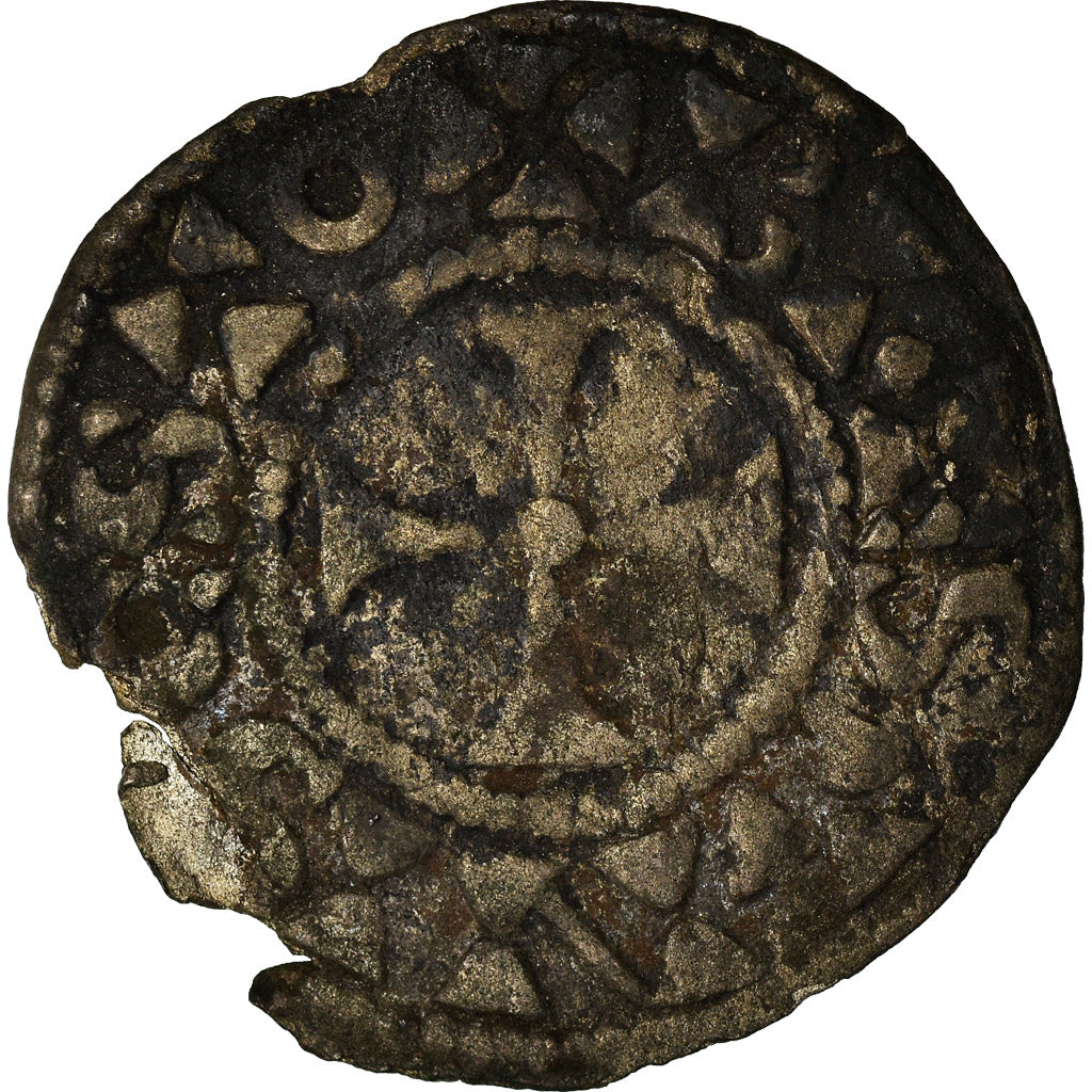 Coin, France, Denarius, Blois, VF(30-35), Silver, Boudeau:191