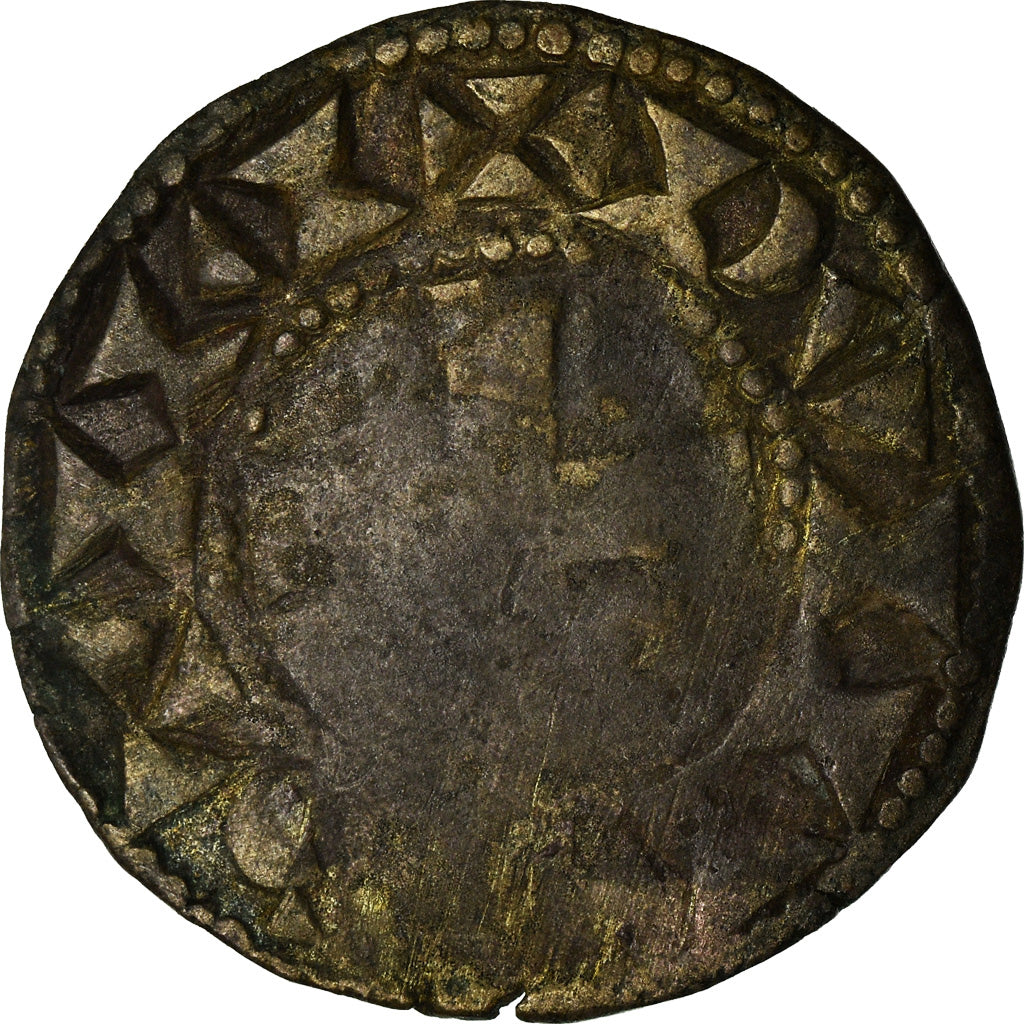 Münze, Frankreich, Châteaudun, Thibaut V, Denarius, S+, Silber, Boudeau:245