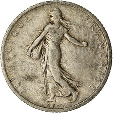 Coin, France, Semeuse, Franc, 1906, Paris, VF(30-35), Silver, KM:844.1