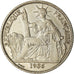 Moneta, INDOCINA FRANCESE, 50 Cents, 1936, Paris, BB, Argento, KM:4a.2