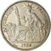 Moeda, INDOCHINA FRANCESA, 50 Cents, 1936, Paris, AU(50-53), Prata, KM:4a.2