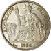 Moneda, INDOCHINA FRANCESA, 50 Cents, 1936, Paris, EBC, Plata, KM:4a.2
