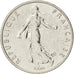 FRANCE, Semeuse, 1/2 Franc, 1990, Paris, KM #931.1, AU(55-58), Nickel, 19.5,...