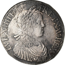 Moneta, Francja, Louis XIV, Écu à la mèche longue, Ecu, 1652, Nantes