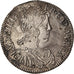 Frankreich, Louis XIV, 1/2 Écu à la mèche longue, 1653, Nantes, Silber, SS