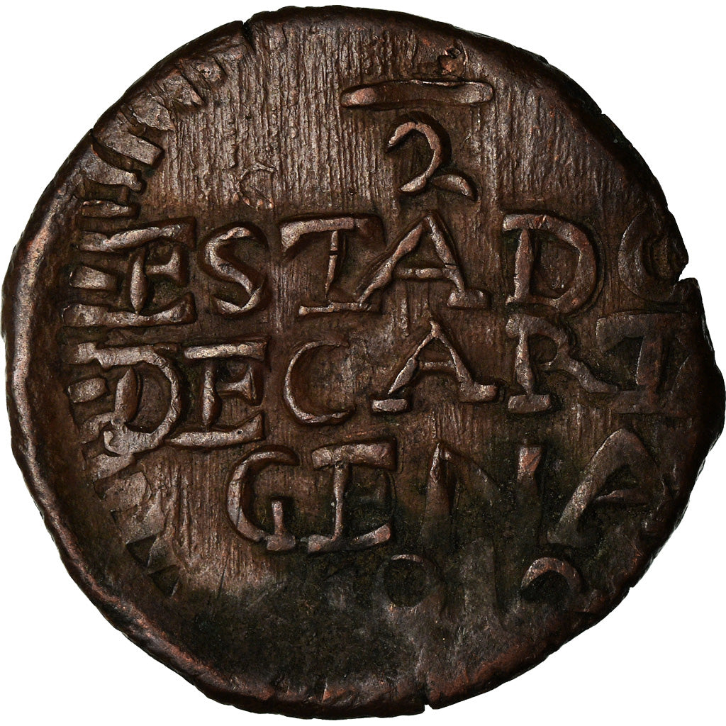 Coin, Colombia, 1/2 Réal, 1812, Cartagena, AU(50-53), Copper, KM:D2