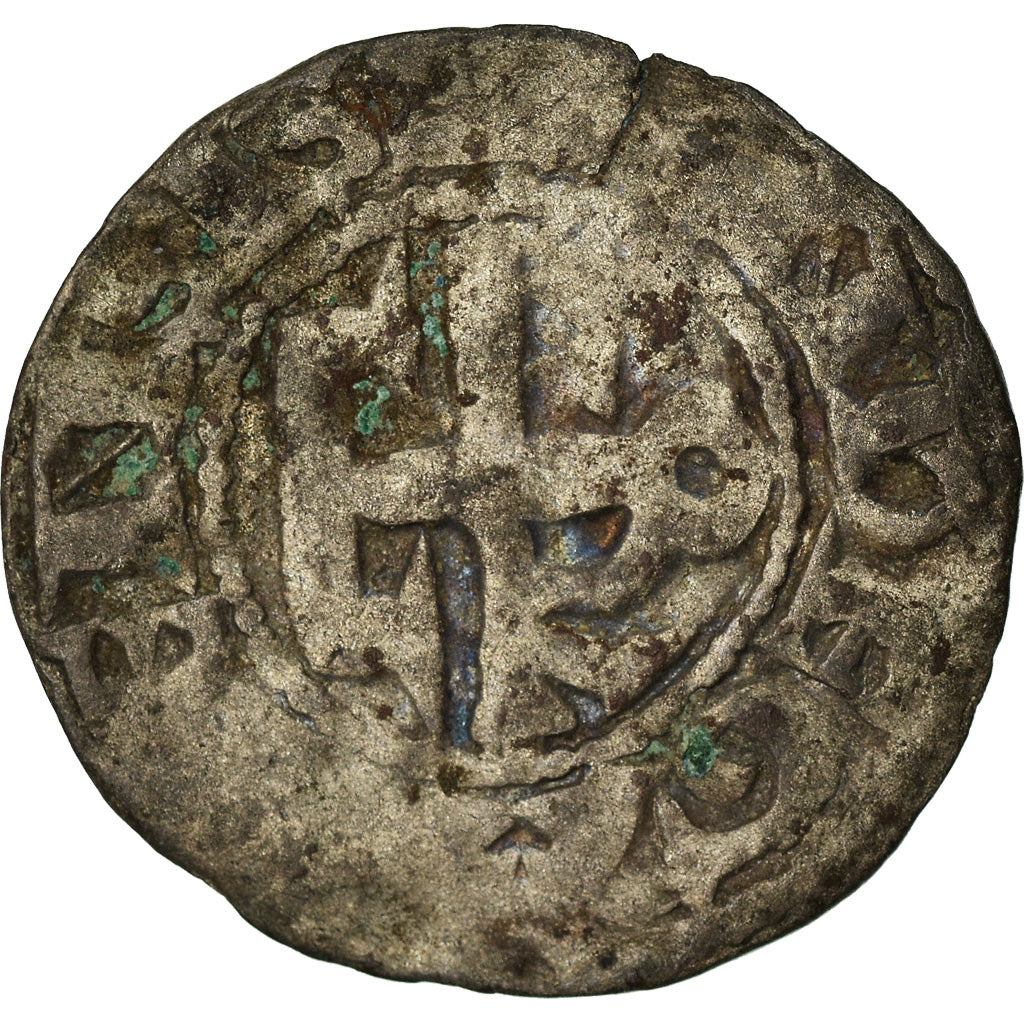 Münze, Frankreich, Anjou, Foulques V, Denarius, Angers, S+, Silber, Boudeau:153