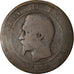 Moneda, Francia, Napoleon III, Napoléon III, 10 Centimes, 1855, Lyon, BC